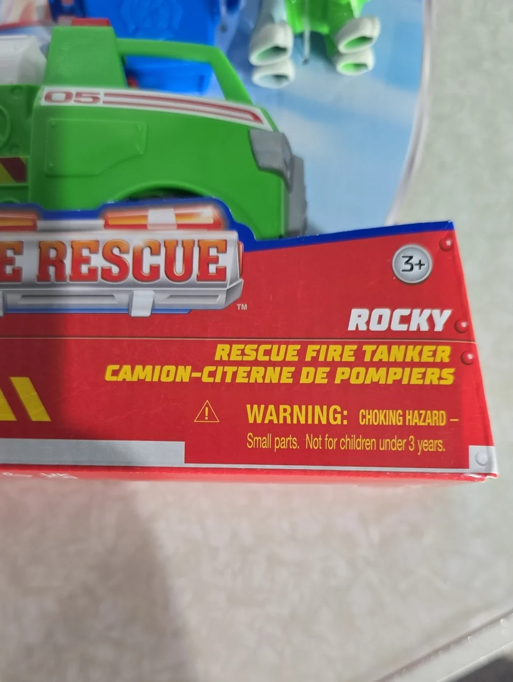 PAW Patrol Rocky Fire Rescue Tanker Truck - Green NWT